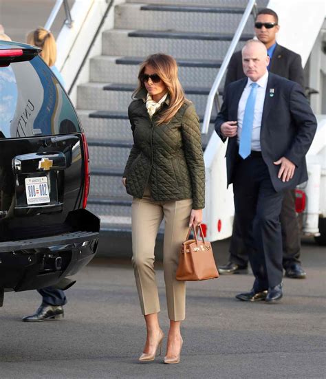 melania trump hermes birkin|melania trump black handbags.